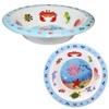 Children's Sea Life Design Melamine Tableware (Plate Bowl Cup Cutlery