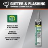 DAP Gutter & Flashing Advanced Exterior Sealant, Medium Gray, 10.1