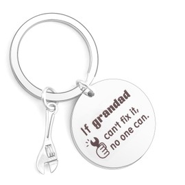 Grandad Gifts, Grandad Fathers' Day Gift, Gifts for Grandad, Grandad Birthday Gifts, Grandad Keyring, Present for Grandad Christmas Gifts, Retirement Gifts for Grandpa Grandfather from Grandchildren