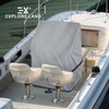 Explore Land Waterproof Boat Center Console Cover UV-Resistant 600D Boat