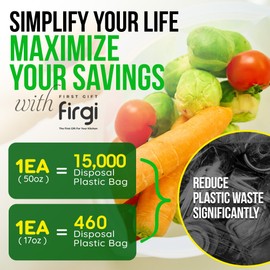 FIRGI Reusable Silicone Family Size Bag, 10 Cups, XL Food Storage Container, Made in Korea BPA-Free Platinum Silicone, Freezer Bag, Microwave Safe, Sous Vide, Bulk Veggies, 85oz, Yellow