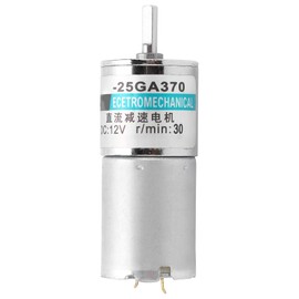 DC Gear Motor Micro Low Speed CW CCW Permanent Magnet Automated Industry 12V XD‑25GA37030rpm/min