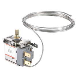 sourcing map Fridge Thermostat Temperature Control WPF24 2 Pins 6A for Fridge Freezer