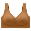 SOFT INTENTION Women's Seamless Bra Wireless Bra Full Coverage Push