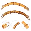 TEHAUX 4pcs Bamboo Bag Handles for Diy Handbag Accessories Elegant