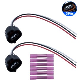 automotivepartsmatter 2x Transmission Input Vehicle Speed Sensor CONNECTOR FOR ACURA HONDA 2001-2011