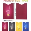 RFID Blocking Sleeves, 4 Pcs RFID Card Holder Blocking Sleeves