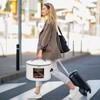 Lifewit Round Felt Hat Box, Stackable Bamboo Supports Cowboy Hat