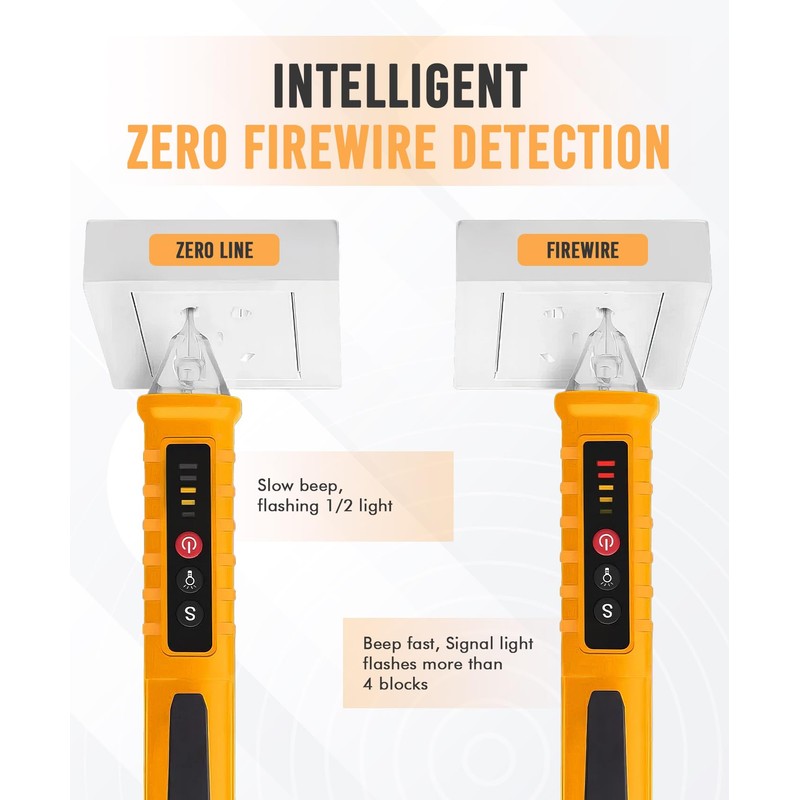 ULTRICS Voltage Tester, 12V-1000V Non-Contact AC Voltage Detector Pen, Adjustable