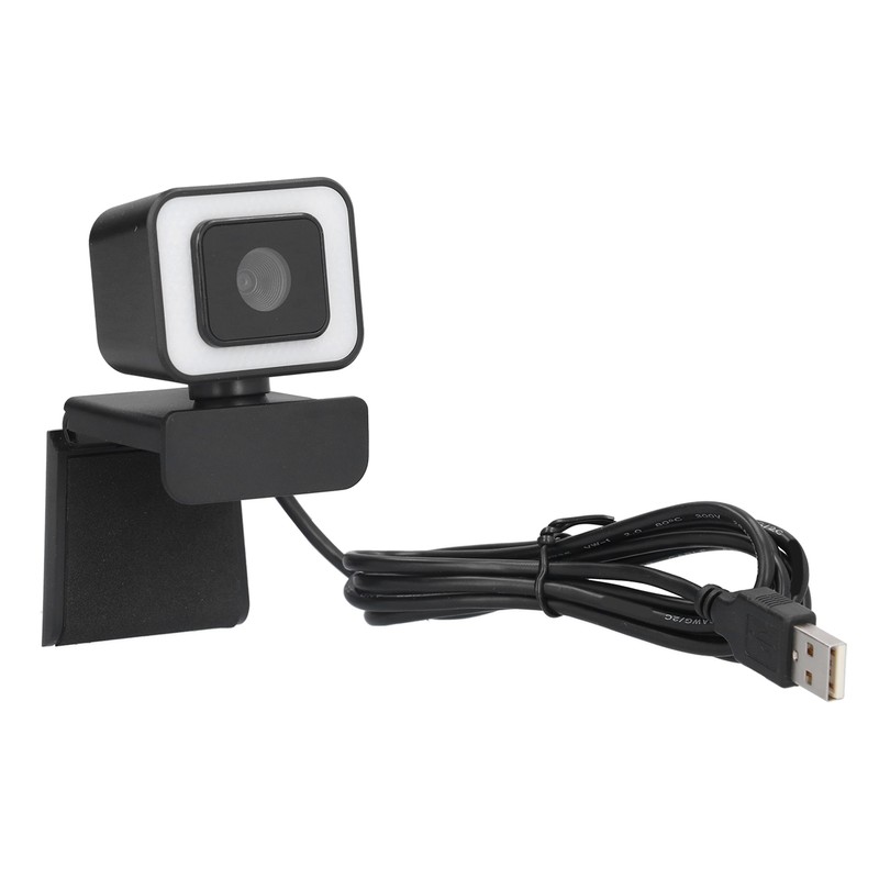USB Webcam 1080p 30fps 360° Rotation HD USB Camera with