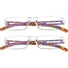 YEIN 2 Pairs Blue Ligth Blocking Reading Glasses for Men