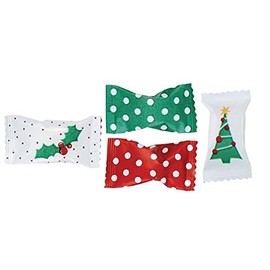 Christmas Holiday Themed Buttermints 100 Count Wrapped - Mint Candy