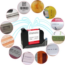 Unbranded JS12M 12.7mm Quick Dry Handheld Inkjet Ink Cartridge for Unencrypted Printer