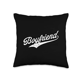 Boyfriend Girlfriend Boyfriend Throw Pillow, 16x16, Multicolor