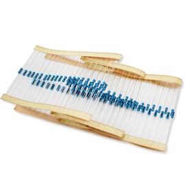 Innfeeltech 100 Pcs 1/4W 1% Tolerance 680 Ohm Metal Film Resistor Resistance for DIY Project and Experiments