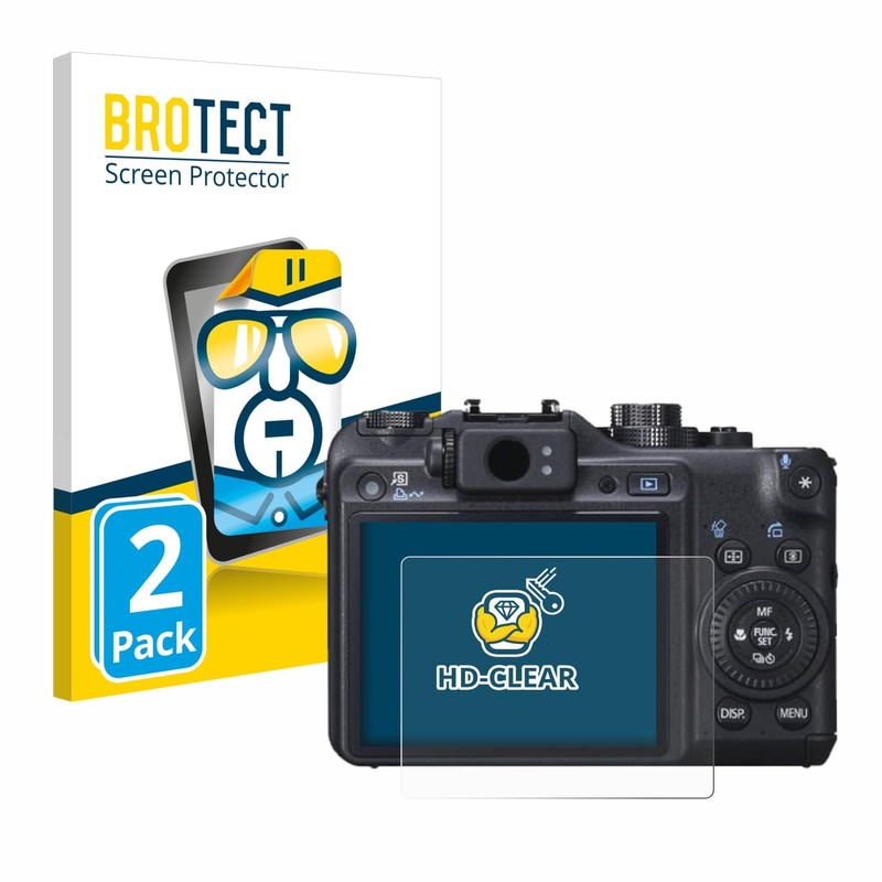 BROTECT Screen Protectors for Canon PowerShot G10 Ultra Clear Pack