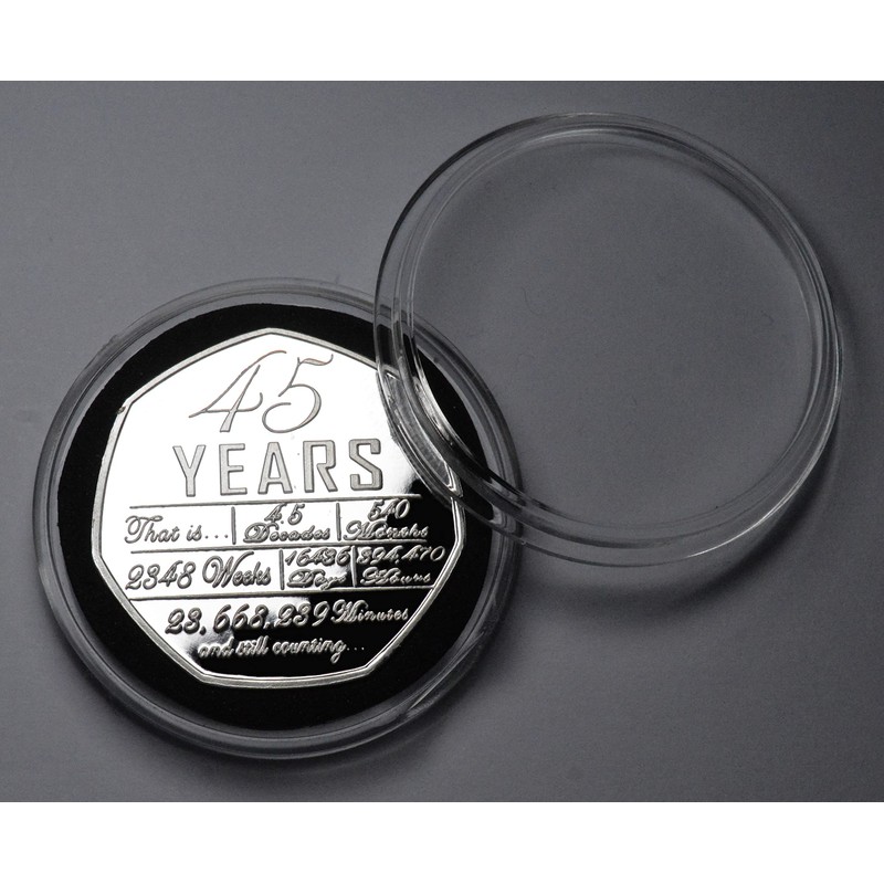 The Commemorative Coin Company On Our 45th SAPPHIRE WEDDING ANNIVERSARY