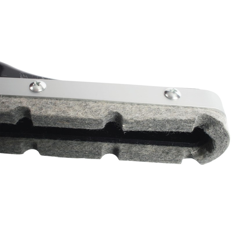 Cen-Tec Systems Commercial Scalloped Felt Hard Floor Vacuum Attachment with