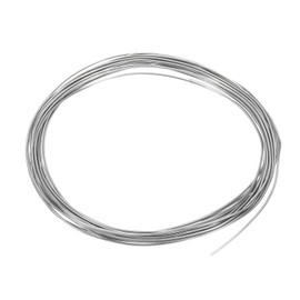 PATIKIL 99.99% High Density Zinc Wire 21 Gauge Jun Zinc Wire 0.8mm Soft Bead Wire Laboratory Science Experiment Zinc Wire Tool (16.4ft/roll)