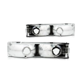 CarLights360: For 1988-2000 Chevy GMC K2500 Turn Signal/Parking Light Assembly Driver and Passenger Side Pair | GM2520104 GM2521104 Vehicle Trim: w/Sealed Beam Headlamp