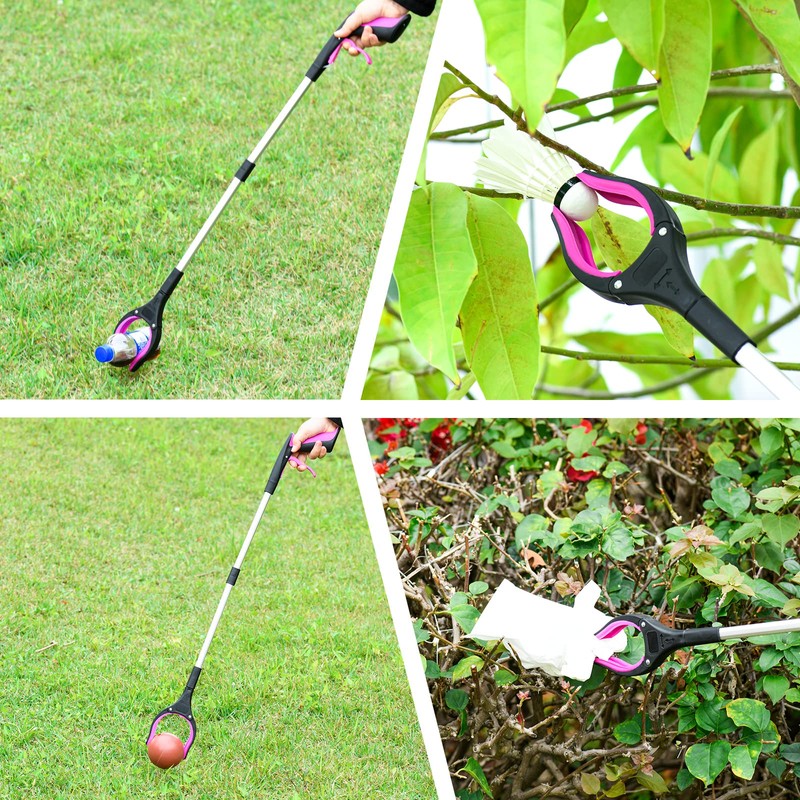 2-Pack Grabber Reacher Tool,32 Inch Extra Long Foldable Pick Up