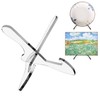 Boloyo "X Shape Acrylic Plate Display Stand, 6.5 Inch 1PC