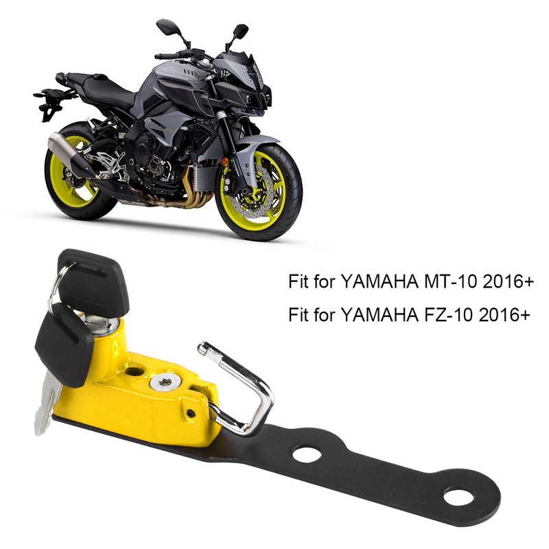 Motorcycle Modification Aluminum Alloy Helmet Lock Mount Hook Fit for