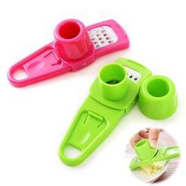 2PCS Garlic Grater, Garlic Chopper Grinder Press Mincer Colour Chopper Kitchen Utensils Agood Choice for Kitchen