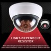 MaximalPower Fake CCTV Security Dummy Dome Camera with Red LED