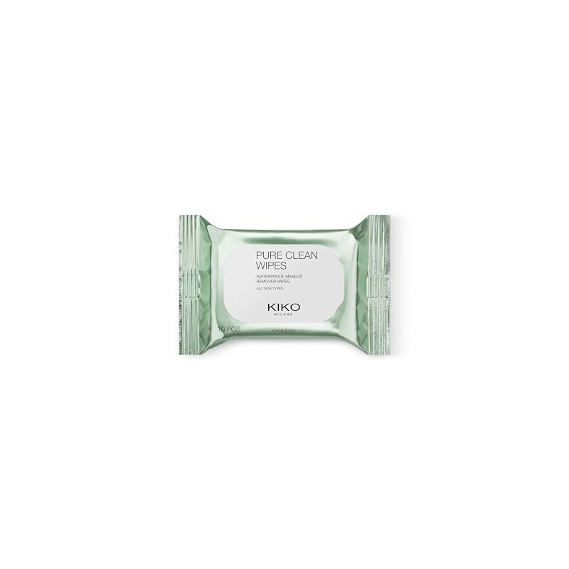 KIKO Milano Pure Clean Wipes Mini, Make-Up Wipes for Face,