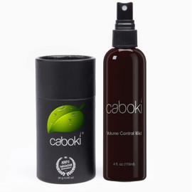 Hide Bald Spots and Bald Edges Instantly. Make Thin Hair Look 10X Fuller. Caboki Hair Fiber Starter Kit (Dark Brown)