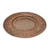 Caspari 13-inch Brown Rattan Table Charger