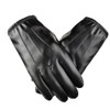 Men's Leather Gloves Touch The Screen Prevent Wind During Driving