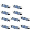 KKHMF 10pcs LM393 IR Infrared Obstacle Avoidance Sensor Module Compatible