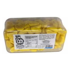 Gomitas Pela Frut Kalú Sabor Plátano 160 Piezas 800g