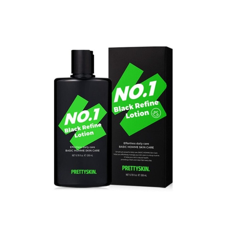 Pretty Skin 프리티스킨 남자화장품 넘버원 스킨 로션 2종 세트 /