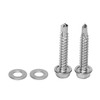 2 Port Oil Catch Can with Drain Valve 300ml Aluminum