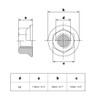 Hex Nuts Hex Lock Nuts Hex French Nuts M8 x