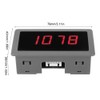 Digital Tachometer, 4 Digital LED Speed Meter, 10-9999RPM Measuring Range,