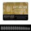 SLNXA 600 Pcs Tips Soft gel OBP, Soft Gel Tips