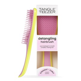Tangle Teezer Ultimate Detangling Hair Brush - Hyperyellow & Rosebud, For Wet & Dry Hair, Reduces Breakage, Eliminates Tangles, Suitable for All Hair Types.