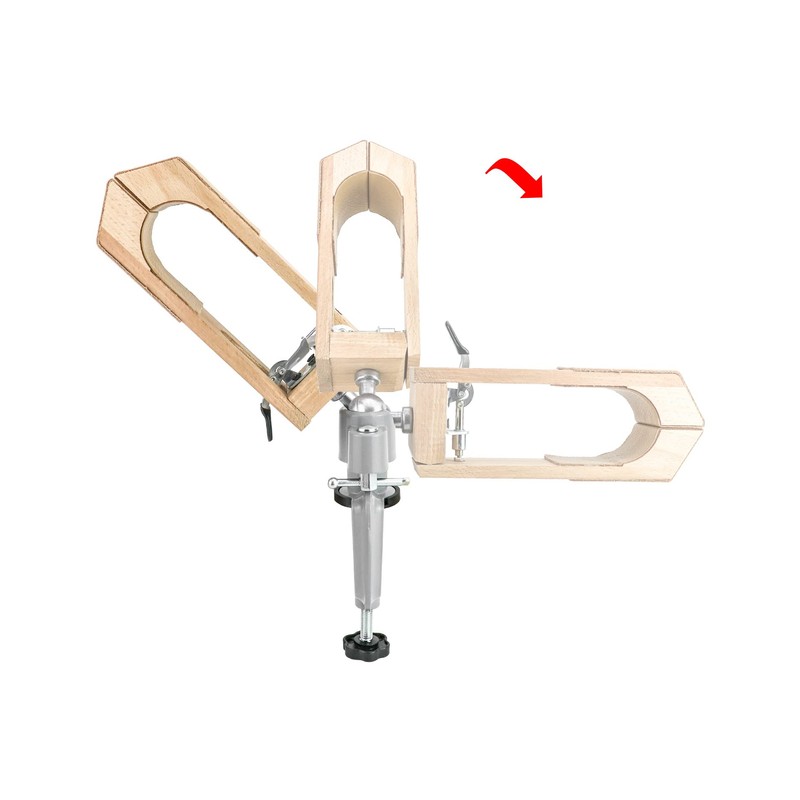 QWORK Leather Sewing Clamp Tool for Belts, Bags, and Purses,