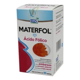 Ácido Fólico Materfol Cmd Tabletas Unidades