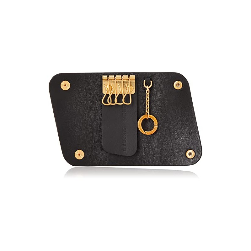 IL BISONTE SKH115PV0039 FiftyOn Nero Key Case