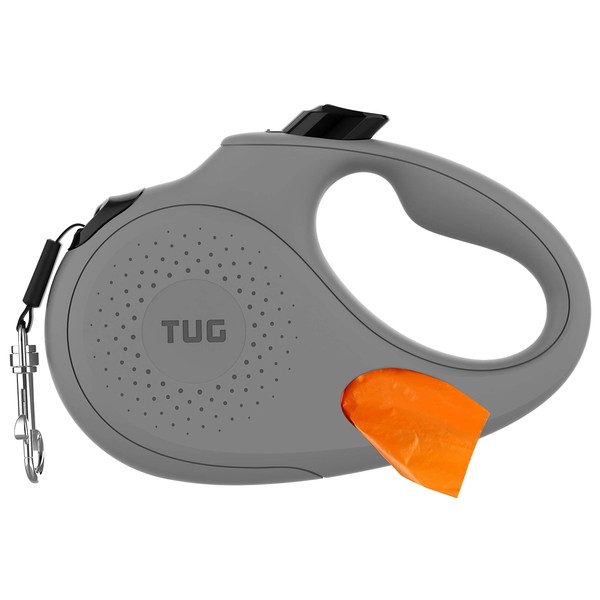 TUG Oval 360° Tangle-Free Retractable Dog Lead with Integrated Waste