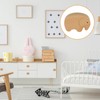MOROBOR Elephant Shaped Wooden Knobs, 6pcs Single Hole Beech Wood