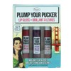 THE BALM LIP GLOSS PLUMP YOUR PUCKER SET 3PC