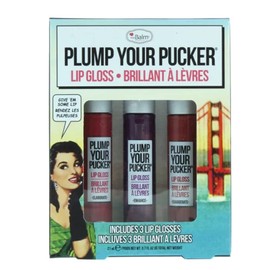 THE BALM LIP GLOSS PLUMP YOUR PUCKER SET 3PC
