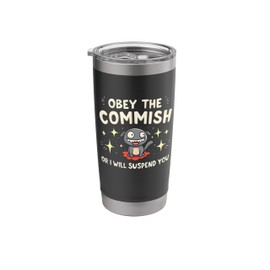 Funny Fantasy Football Commish Men Women Fantasy Football Stainless Steel Insulated Tumbler