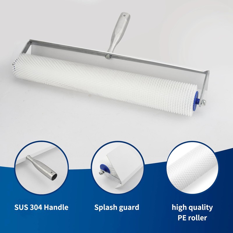 GRGTHDS Self-Levelling Cement Tool Kit,Spike Roller for Self Leveling Cement,Epoxy